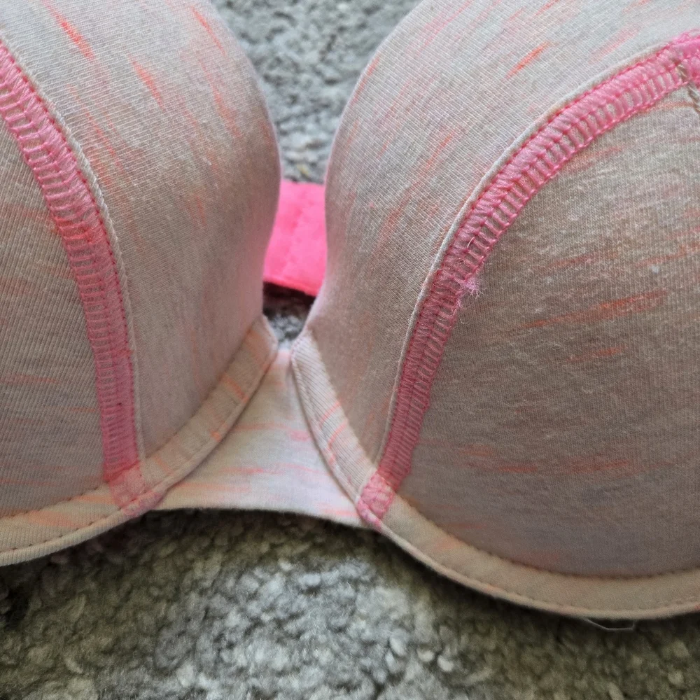 La Senza Remix Lightly Lined Balconnet Highlighter Pink Underwire Bra - Picture 4 of 12